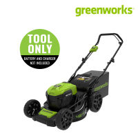 Greenworks เครื่องตัดหญ้าแบบเข็นไร้สาย 3in1, 18 นิ้ว 40V (เฉพาะตัวเครื่อง) 18-Inch 40V Brushless Cordless Lawn Mower (Tool Only)