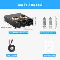 DIY สำหรับ X2หลอดกล่องเครื่องขยายเสียงสูญญากาศ HiFi สเตอริโอขนาดเล็กพรีแอมป์แผ่นหมุนเครื่องเล่นจานเสียงสำหรับ Preamp Phono