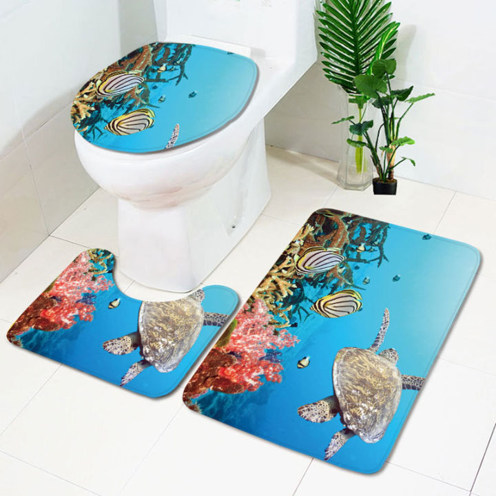 3pcsset-ocean-world-non-slip-bathroom-pad-floor-mat-carpet-absorbent-pedestal-rug-lid-toilet-cover-bath-mat-decor