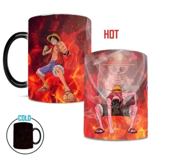 NEW Anime One Piece Cosplay Mug Water Cup Creative Three Brothers Hat  Shaped Coffee Cup Luffy Ace Sabo Ceramic Cup for Parties