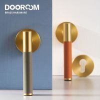 QSR STORE Dooroom Door Lever lock Interior Bedroom Wood Handle