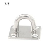 Heavy Duty Pad Eye Plate With Enclosed Hook Staple Ring Hook Wall Ceiling Hammock Hooks Hanger