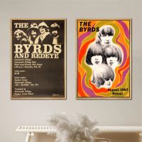 24x3จิตรกรรมโปสเตอร์ของ Byrds 6ศิลปะบนผนังโปสเตอร์สีน้ำมันตกแต่งห้องเครื่องตกแต่งฝาผนังศิลปะตกแต่งห้องนอนครอบครัวสมัยใหม่