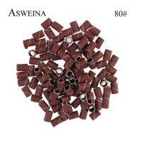 ASWEINA แถบขัดเล็บ100ชิ้น,เครื่องมือเปลี่ยนหัวเจาะไฟฟ้า