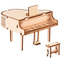 FEOOE Wooden Educational Building Blocks Toys Handmade Diy Music Box Childrens Gift Jigsaw Piano Clockwork Music Box CJ