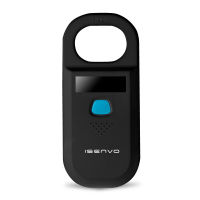 I senvo Animal ID Reader Chip Transponder RFID 134.2kHz Microchip Scanner Animal Micro Chip Tag for Rabbit Pig Dog Cate