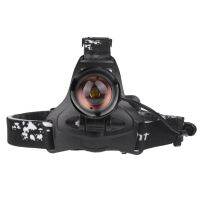 XHP50 Headlight, Strong Light Fishing Headlight, Zoom Long Shot Headlight Head Light Lamp + USB Cable