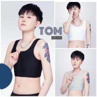 เสื้อกล้ามทอม ซิปหน้า ผ้า 2ชั้น ด้านหลังผ้าบาง ไม่ร้อน Tomcenter