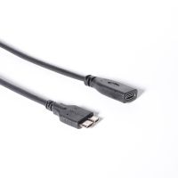 Micro USB 3.0 Male to USB-C USB 3.1 Type C Female Extension Data Cable for Macbook Tablet 10cm