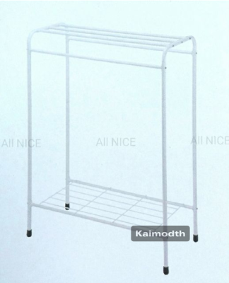 ราวตากผ้าอเนกประสงค์ พร้อมที่วางรองเท้า ราวตากผ้าตัวสูงMP1042แข็งแรง ทนทาน ไม่เป็นสนิม ใช้ได้นาน km99.