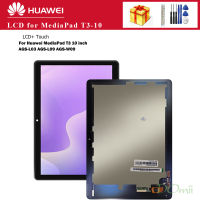 LCD ต้นฉบับสำหรับ Huawei MediaPad T3 10 AGS-L09 AGS-W09 AGS-L03 T3 9.6 LTE จอแสดงผล LCD Touch Screen Digitizer Assembly สำหรับ T3-10