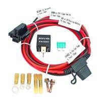 ◐ Electric Fuel Pump Relay Set Terminals Heavy Duty High Performance Wiring Harness P/N 30247 for 12V System Vehicles