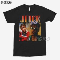 Juice Wrld Tshirt Funny Birthday Cotton Tee Vintage Gift For Men Tees Hiphop Loose Men Cool