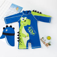 Summer Kid Boy Dinosaur Swimsuit Swimwear UV Sun Protection Swimming Costume Bathing Suit Outfit Korean Baby Sunscreen