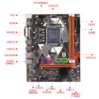 B85เมนบอร์ดคอมพิวเตอร์เดสก์ท็อปใหม่ช่องคู่การ์ดกราฟิกอิสระขา CPU อินเตอร์เฟส1150ขาการ์ดเครือข่าย Gigabit M.2