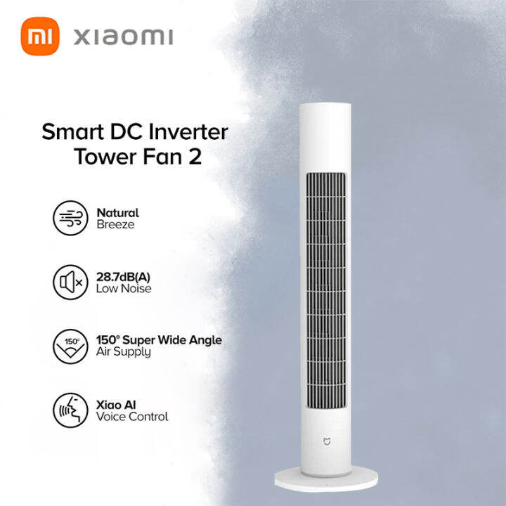 XIAOMI🔥 Smart DC Inverter Tower Fan2 Air Cooler Intelligent Control ...