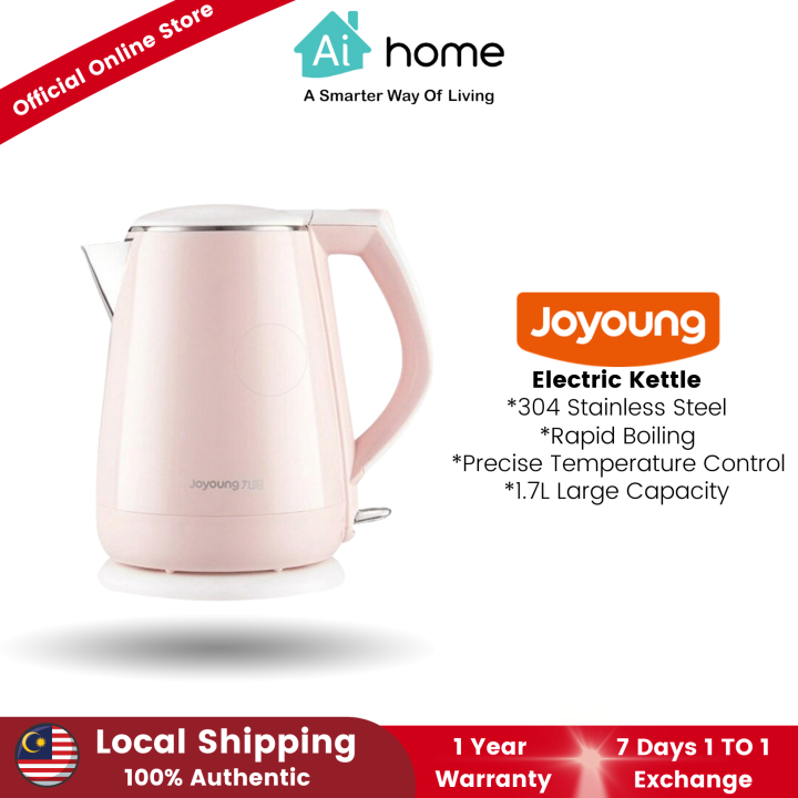 Joyoung Electric Kettle 1.5L 1800W Fast Boiling Water Boiler 304