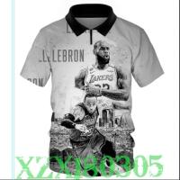 NBA LBJ POLO SHIRT custom09