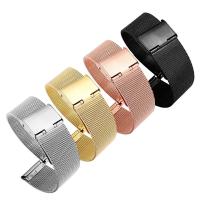 12-22mm Universal Milanese Watchband Quick Release Watch Band Mesh Stainless Steel Strap Wrist Belt Bracelet Black Coil Springs