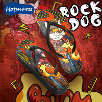 Hotmarzz การ์ตูนเด็ก Flip Flops ในร่มสบายๆรองเท้าแตะความปลอดภัยลื่น Flip-Flops HM0915