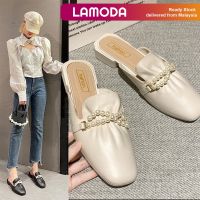 [36-41][Lamoda] รองเท้าโลฟเฟอร์ทรงแบนราบรองเท้าผู้หญิง Kasut Perempuan Wanita