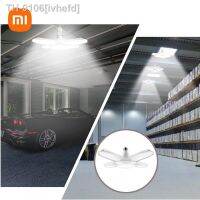 ♙✁❁ ivhefd XIAOMI-Lâmpada dobrável para garagem e teto Ac85-265V ajustável iluminação portátil oficina lâmpada industrial LED 38W