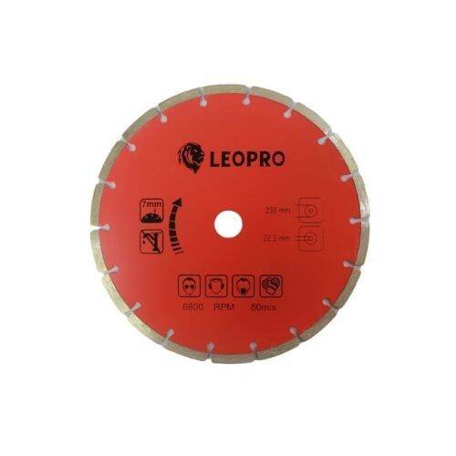 leopro-611171-lp03009-ใบเพชร-ตัดแห้ง-9-230mm-25-4-22-2-20-16mm-1-ใบ-แพ็ค-moderntools-official