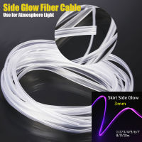 3mm Car Interior Decor Fiber Optic Neon Wire Strip Light Guide Extension Accessories For Ambient lighting Equipment