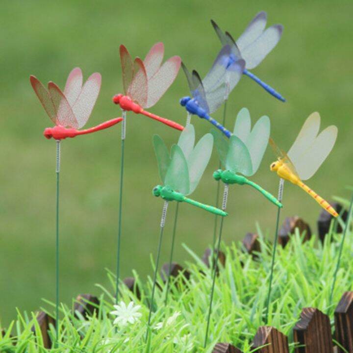 12pcs-artificial-dragonfly-butterflies-garden-decoration-outdoor-simulation-dragonfly-stakes-yard-plant-lawn-decor-stick