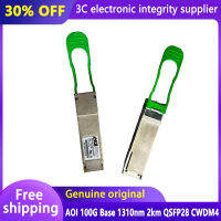 มือสองเดิม AOI 100กรัมฐาน1310nm 2กิโลเมตร QSFP28 CWDM4 SMF ใยแก้วนำแสงรับส่งสัญญาณโมดูล AQPLBCQ4EDMA0877 100 ทดสอบ