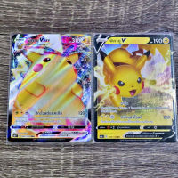 พิคาชู V + VMAX การ์ดโปเกมอน ภาษาไทย Pokemon Card Thai Thailand ของแท้