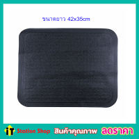 CAR MAT 4PCS ชุดถาดปูพื้นรถยนต์ ถาดรองพื้นพรมปูพื้นรถ พรมปูพื้นรถยนต์ พรมรถยนต์ แผ่นปูพื้นรถ พรมปูพื้นรถยนต์ ขนาดฟรีไซส์ สีดำ