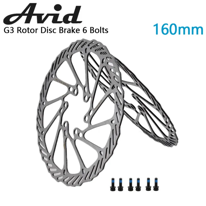 AVID G3โรเตอร์ดิสก์เบรก6น็อต160มิลลิเมตรสำหรับ MTB ภูเขาถนนจักรยานไฮดรอ ...