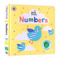 Touch Book Digital English original baby touch numbers baby folio cardboard touch book