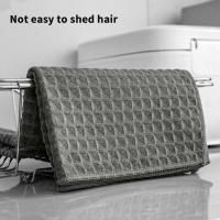 Thickened  Convenient Super Absorbent Anti-grease Washing Dish Towel Quick Absorbing Dish Towel Waffle Design   Kitchen Gadget Dish Cloth  Towels