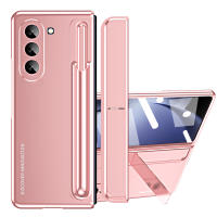 Samsung Galaxy Z Fold 5 5G Case with S Pen,[Changable S Pen Holder&amp;Kickstand][Built-in Screen Protector] Case,Hard Shockproof Anti-Scratch Case for Galaxy Z Fold5