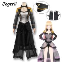 Jogerli My Dress Up Darling Kitagawa Marin Cosplay Costume Military Uniform Character Outfit Wig Halloween Party Cos Clothing Cosplay☋♤