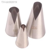 卍 3PCS/SET 580S 580 686 Cake Nozzles Cream Decoration Cake Head Steel Icing Piping Nozzle Tips Fondant Pastry Tools