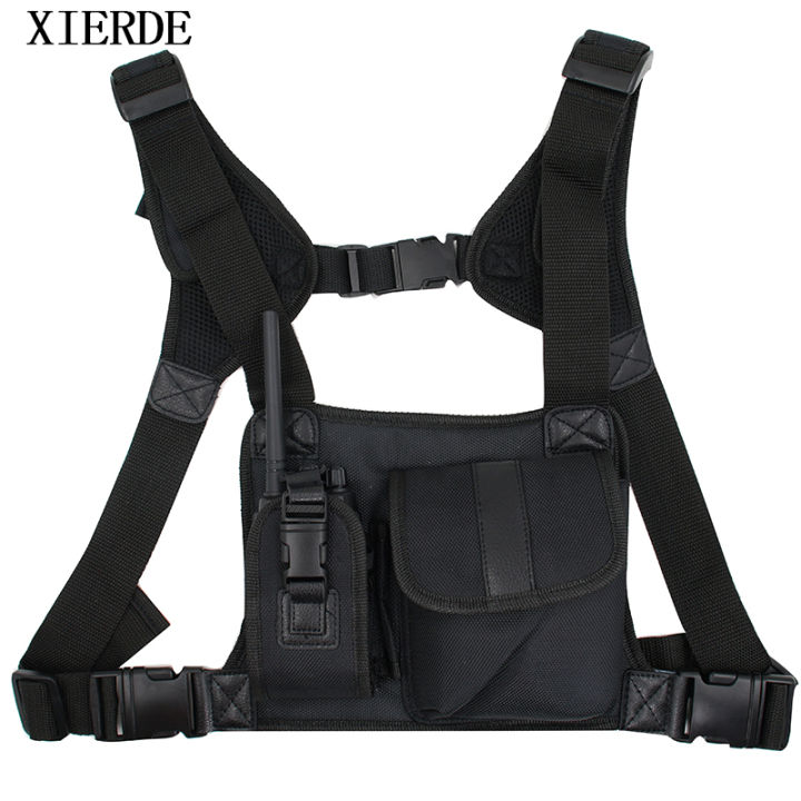 Radio Harness Chest Front Pack Pouch Holster Vest Rig Carry Bag for ...