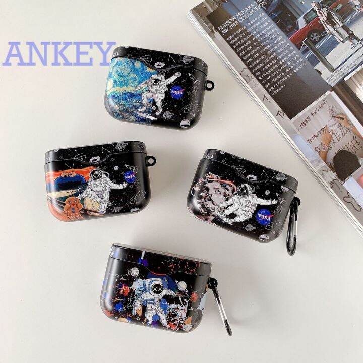 suitable-for-sony-wf-1000xm3-nasa-เคสหูฟังซิลิโคน-tpu-กันน้ําพร้อมตะขอ