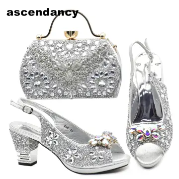 Women Luxury Matching Shoes and Bag Set