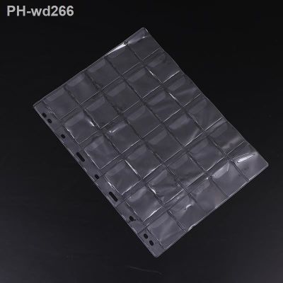 2022 30 Pockets Classic Plastic Coin Holder Sheet Storage Collection Money Album Case Clear Bag Closet Organizer Wholesale Purse