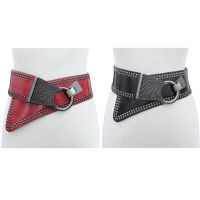 Womens Waist Belts Plus Size resses leather Elastic Stretch Cinch Belt