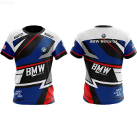 2023 NEW (สต็อกเพียงพอ) shirt 3d print new mens t bmw evo stripe sublimation / baju bmw T SHIRT coolคุณภาพสูง size:S-5XL