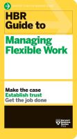 (ใหม่)หนังสืออังกฤษ HBR Guide to Managing Flexible Work (HBR Guide Series) (Hbr Guide) [Paperback]