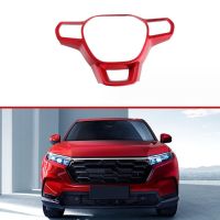 Car Red Steering Wheel Trim for -V 2023-2024 Car Steering Wheel Decoration Cover Parts