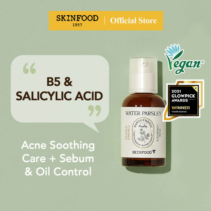 [SKINFOOD] 100 Vegan Pantothenic Water Parsley Antiacne Essence with