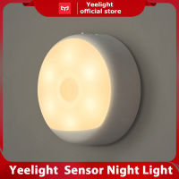 Yeelight Motion Sensor Night Lamps USB Rechargeable Nightlight LED Warm Yellow Light Infrared Magnetic with hooks Motion Detect