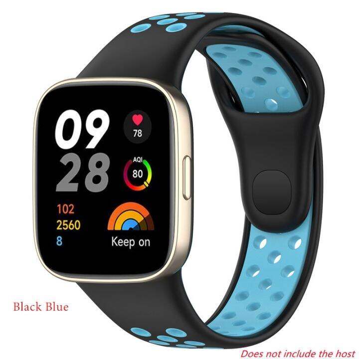 lz-silicone-watch-strap-para-redmi-watch-3-pulseira-de-substitui-o-respir-vel-nico-duas-cores-pulseira-inteligente-novo