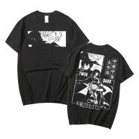 Mens Large T-shirt Anime Bungo Stray Dogs Dazai Osamu Nakahara Chuuya Graphic T Men Tshirt Man Oversized Shortsleeved